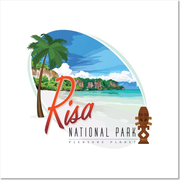 Risa National Park Wall Art by MindsparkCreative